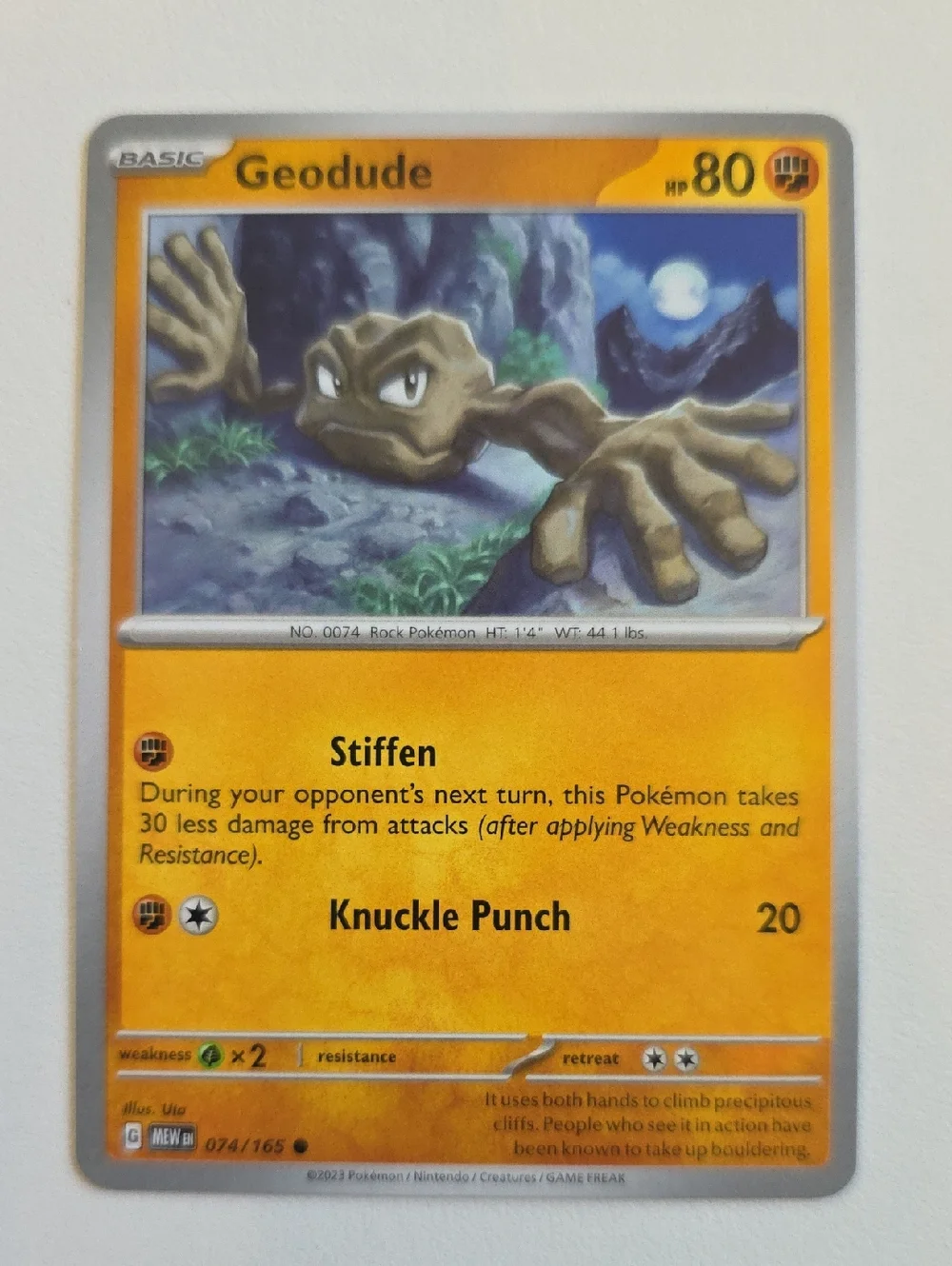 Pokemon Geodude And Graveler Trading Cards - Alolan